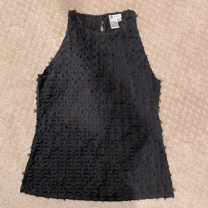 Worth black sleeveless top. Size small.